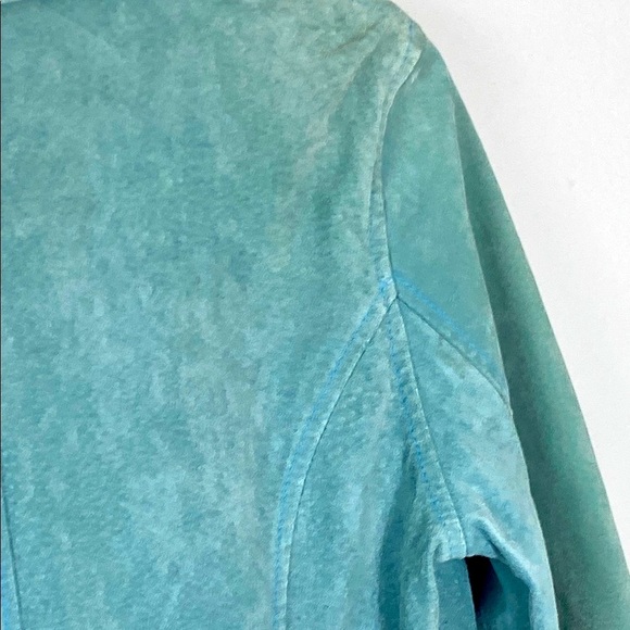Live a Little Blue Blazer Suede-Like Jacket - Picture 7 of 16